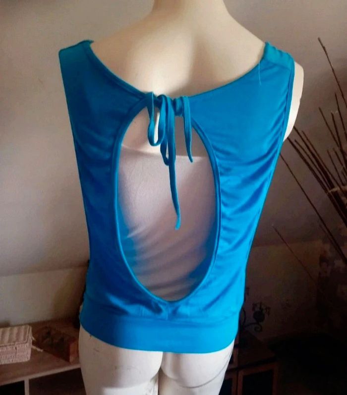 Tee shirt bleu taille M - photo numéro 3