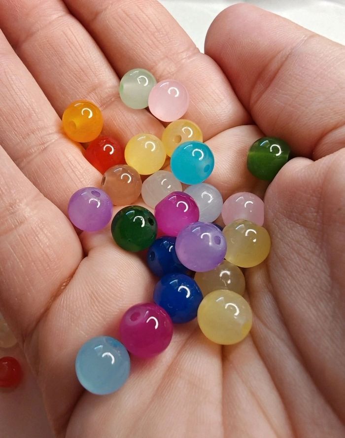 Lot de perles en verre pour création DIY - photo numéro 6