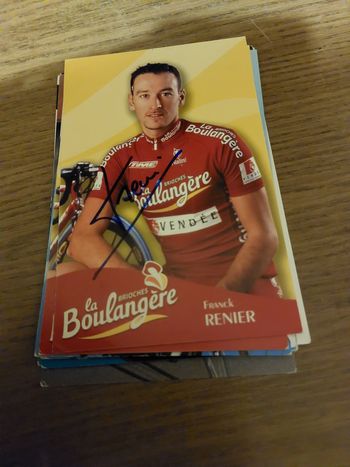Coureurs cyclismes franck renier 