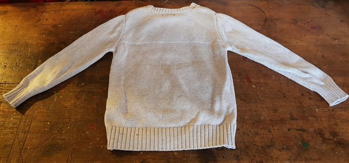 Pull en coton gris - photo numéro 2