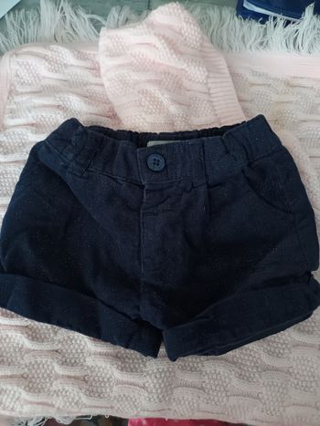 Short hiver paillette