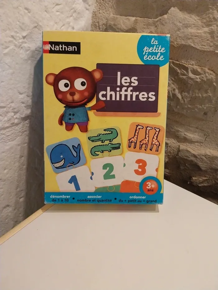 Jeux éducatif les chiffres en tres bon etat jeu complet