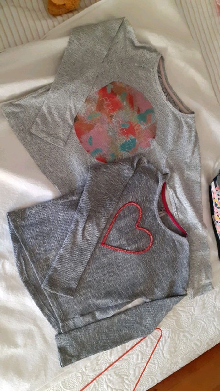 Lot 2 tee-shirt manche longue