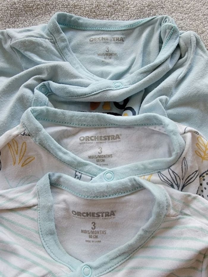 Lot de 7 pyjamas garçon 3 mois - photo numéro 7