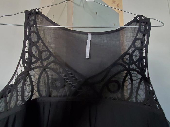 Robe longue noire sans manche 3 Suisses Taille 40 - photo numéro 3