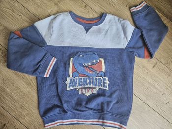 Sweat bleu dinausore Sergent Major 7 ans