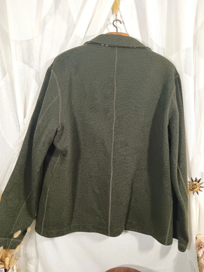 Burberry | Surchemise veste vert foncé | t. 46 - photo numéro 3