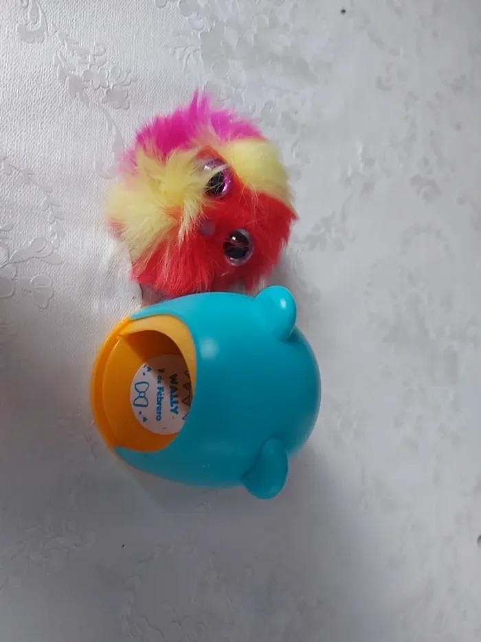 Petit animal pompon dans sa maison