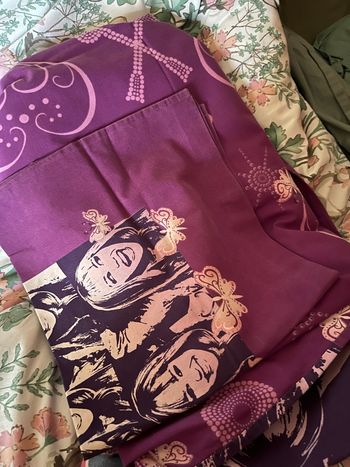 Lot drap housse + oreiller - Hannah Montana