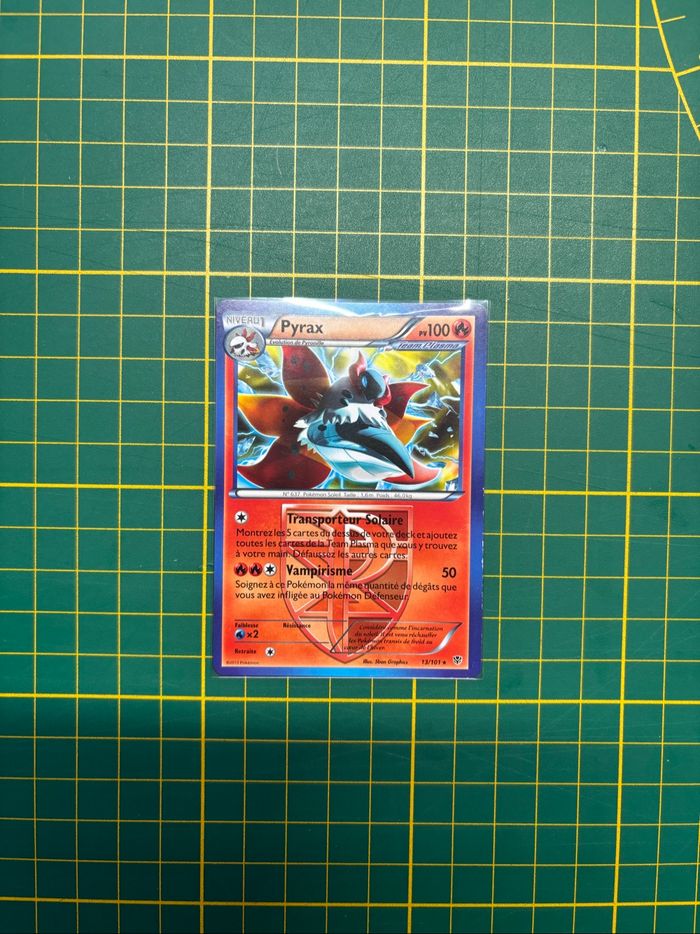 Carte Pokémon Pyrax team plasma explosion plasma 13/101