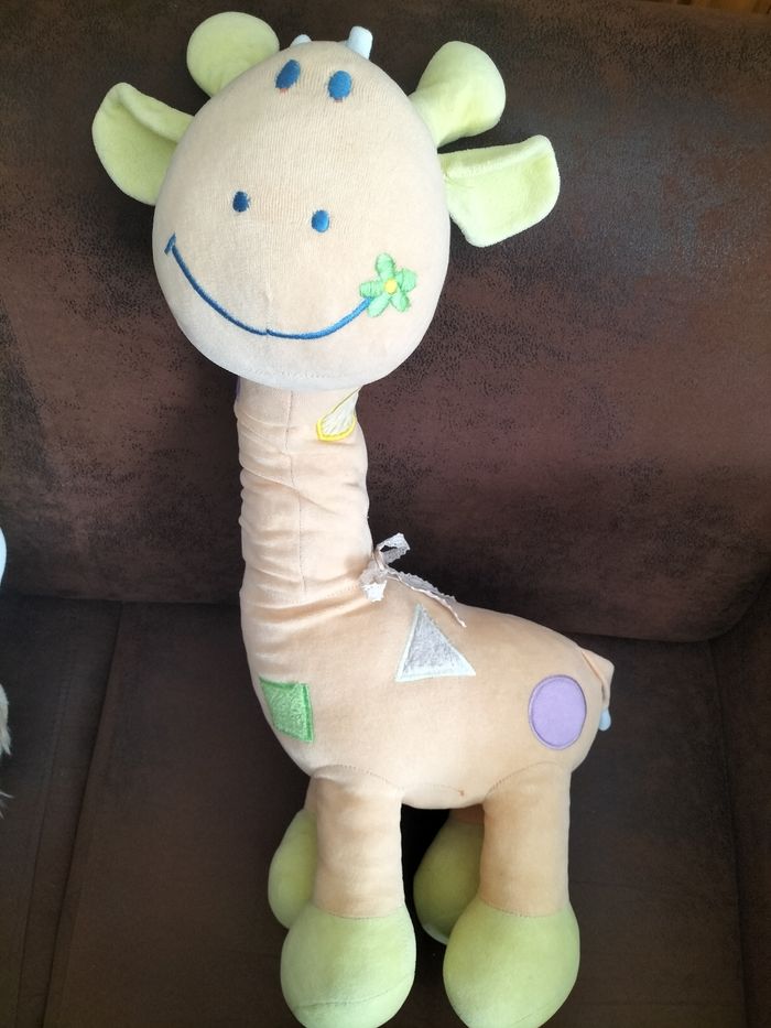 Grande peluche girafe