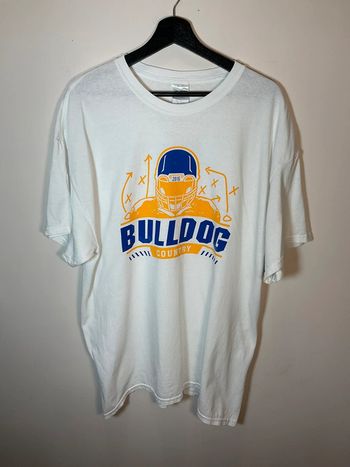 T-shirt blanc pour homme Bulldog Country 2015 taille XL 367