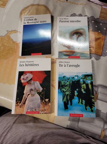 Coffret de 4 livres sélection du livre