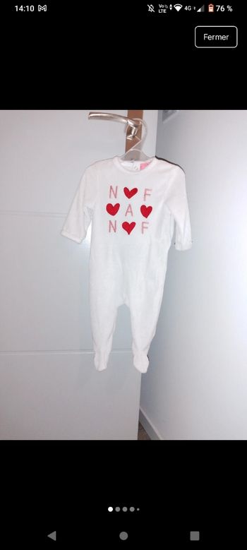 Superbe pyjama 3 mois 