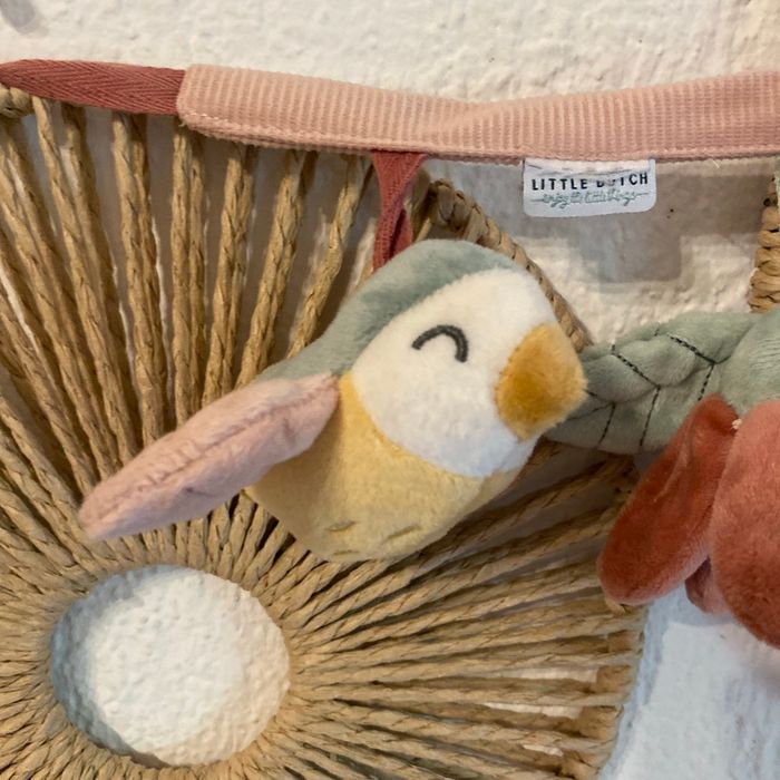 Jouet poussette ou parc oiseaux et papillon - photo numéro 2