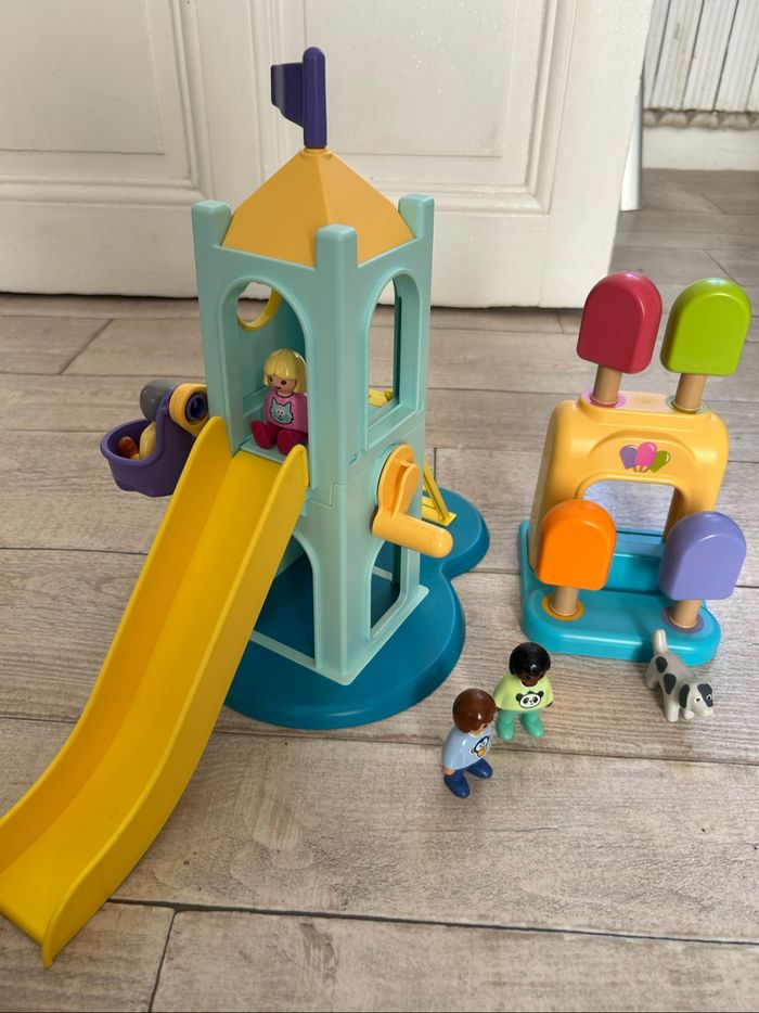 Playmobil  junior le parc +infirmiere et motard - photo numéro 6