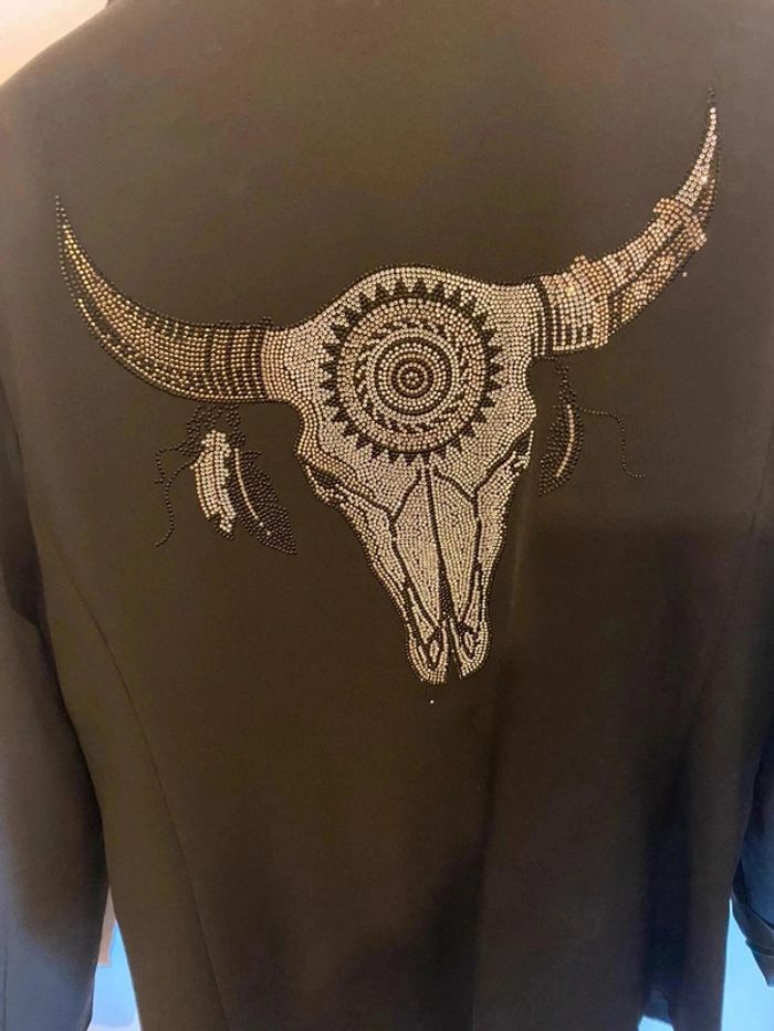 April vintage ceste noire taureau glitter taiile 2 - photo numéro 4