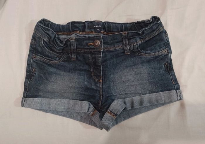 Short en jean fille