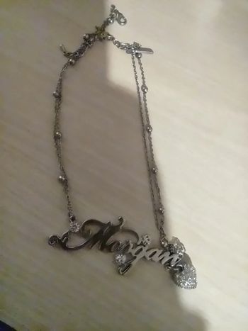 Collier argenté Morgan