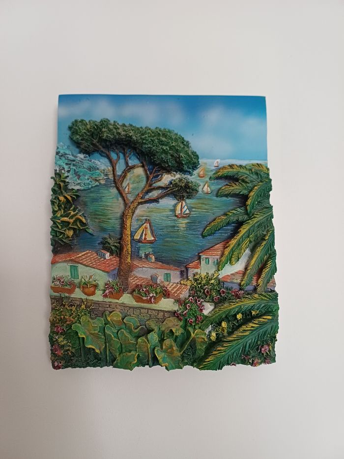 Décoration en relief bord de mer