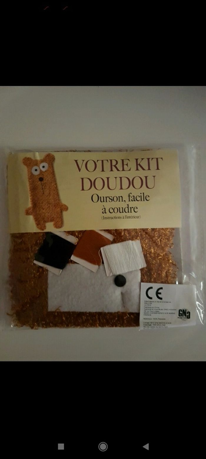 Kit doudou a fabriqué