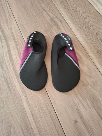 Chaussures pieds nus aquatique plage piscine été enfant Mixte noir violet