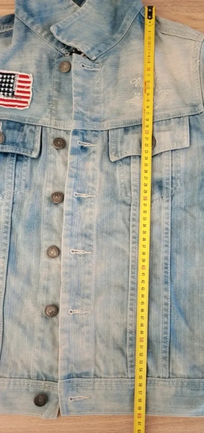 Veste en jean bleue claire Rivaldi Taille M ou 38/40 - photo numéro 11