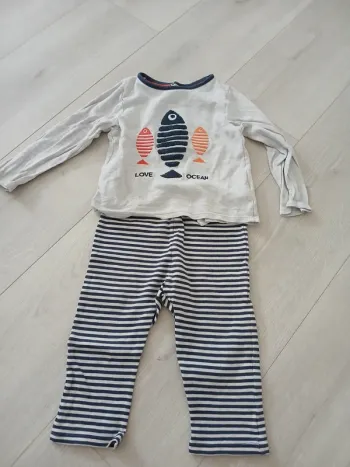 Pyjama mi saison taille 24 mois