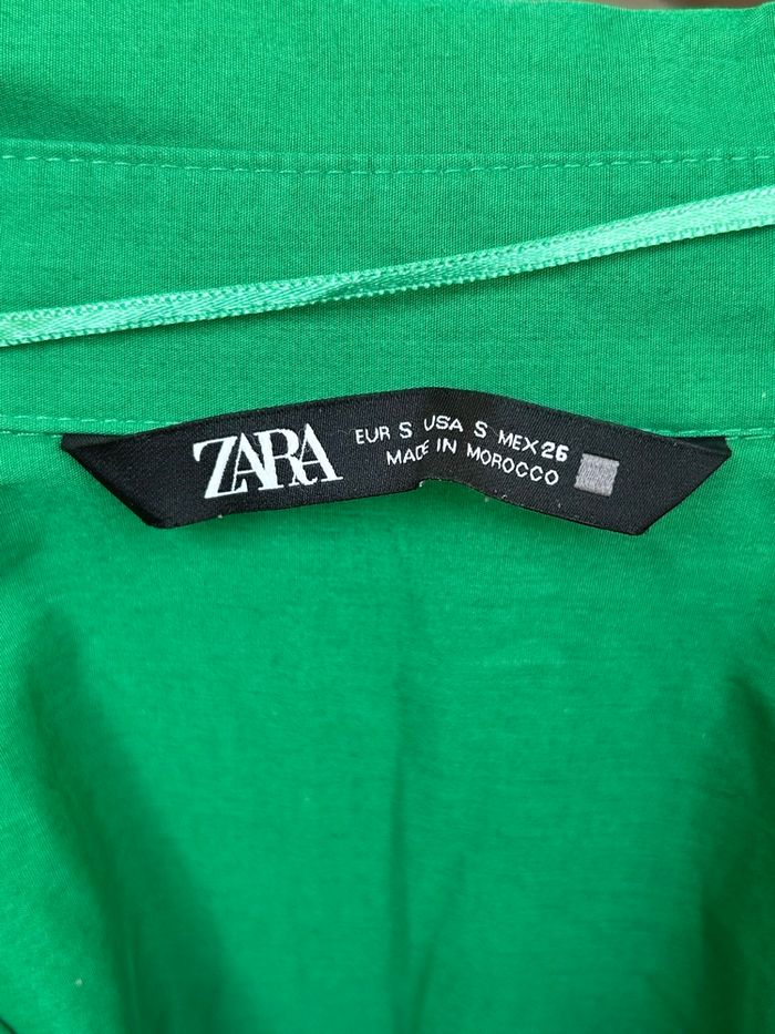 Chemise verte Zara - photo numéro 3