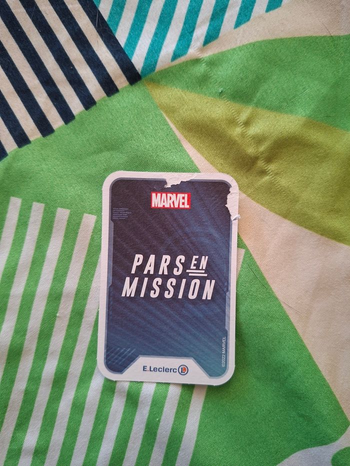 Carte Marvel pars en mission 019 - photo numéro 2