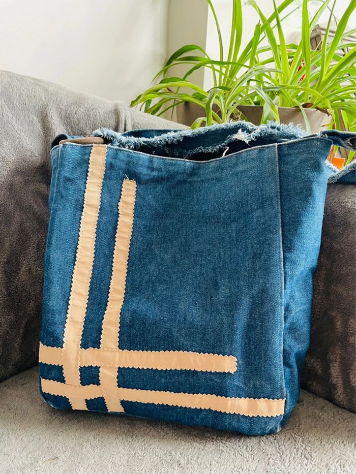 Sac fourre  tout en jean