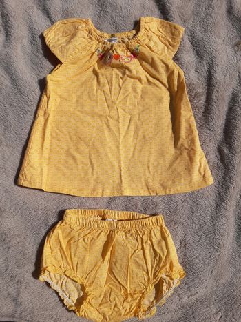 Ensemble fille 2/4mois