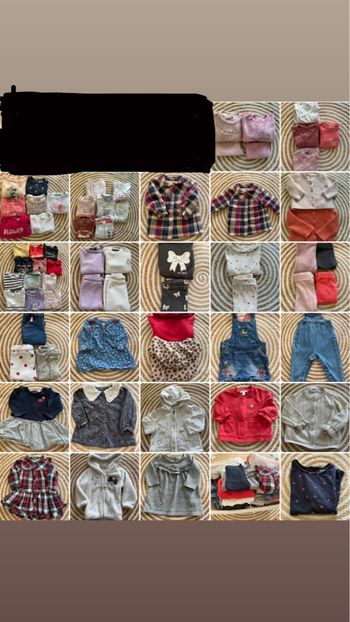 Lots de vêtements 9 mois fille 