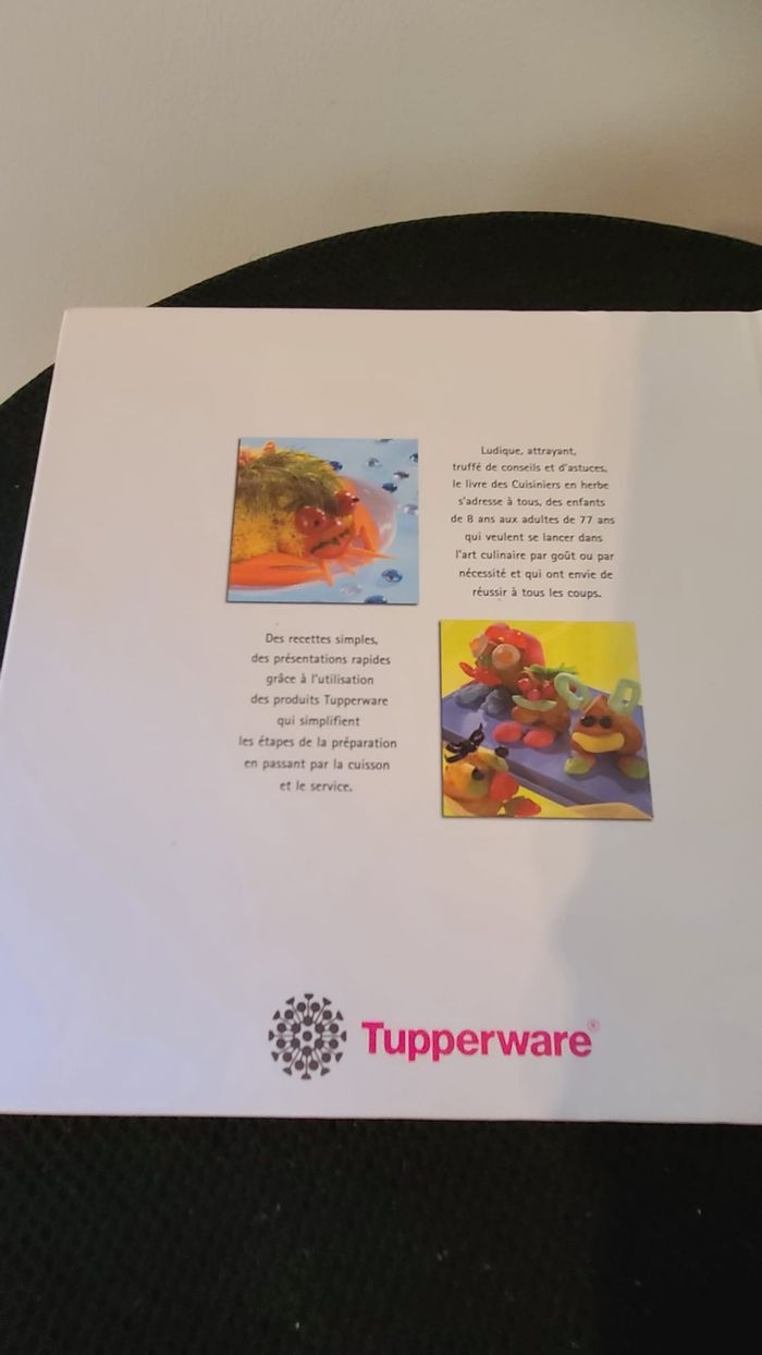 Livre de cuisine Tupperware / Les cuisiniers en Herbe / Cuisine avec les enfants - photo numéro 2