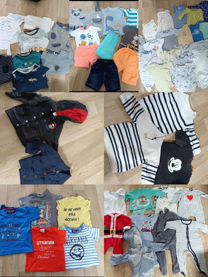 Lot de vêtements garçon 6 mois