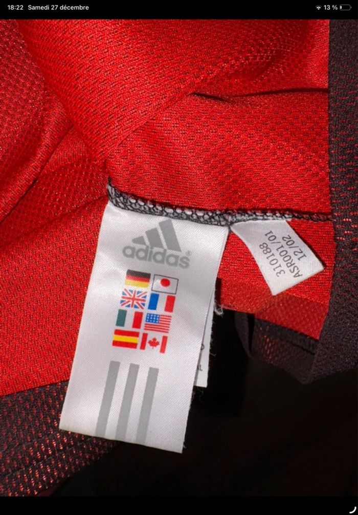 Maillot collector centenaire Real Madrid casillas Gk 5 Adidas 2002 football 16 ans/M adulte - photo numéro 3