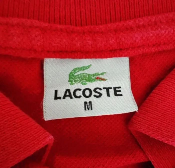 Polo rouge Lacoste taille M - photo numéro 5