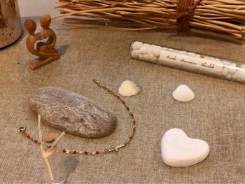 Bracelet perles rouge