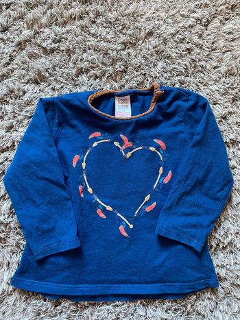 T-shirt manches longues Zara Baby 9-12mois