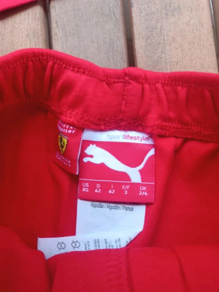 Ensemble tee shirt + short puma Ferrari 3 mois - photo numéro 3