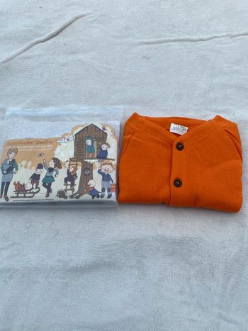Gilet cardigan festif xxl innovator manymonths laine merinos