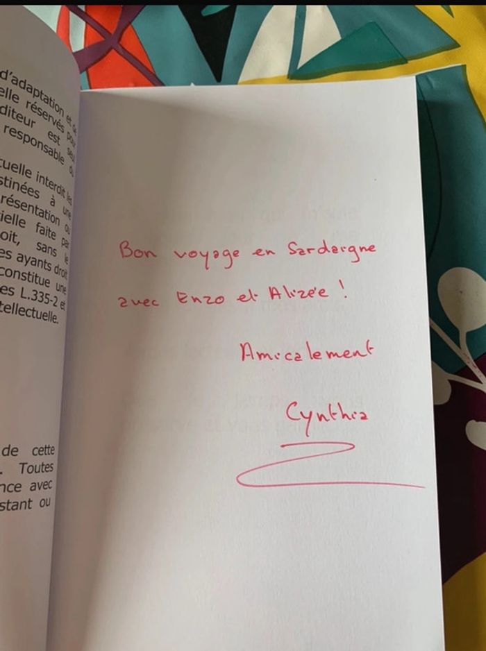 Lot de 2 livres de Cynthia Duberbois dédicacés - photo numéro 2