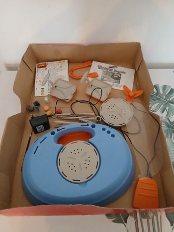 Terra potrie joustra.  Machine à poterie