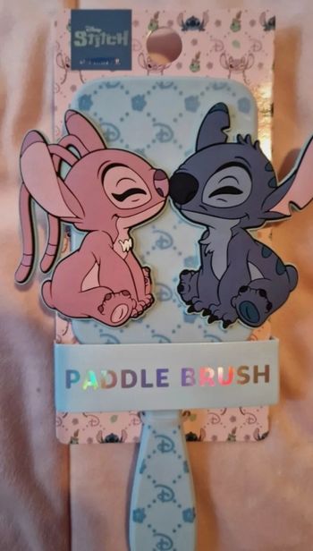 Brosse à cheveux Stitch et Angel