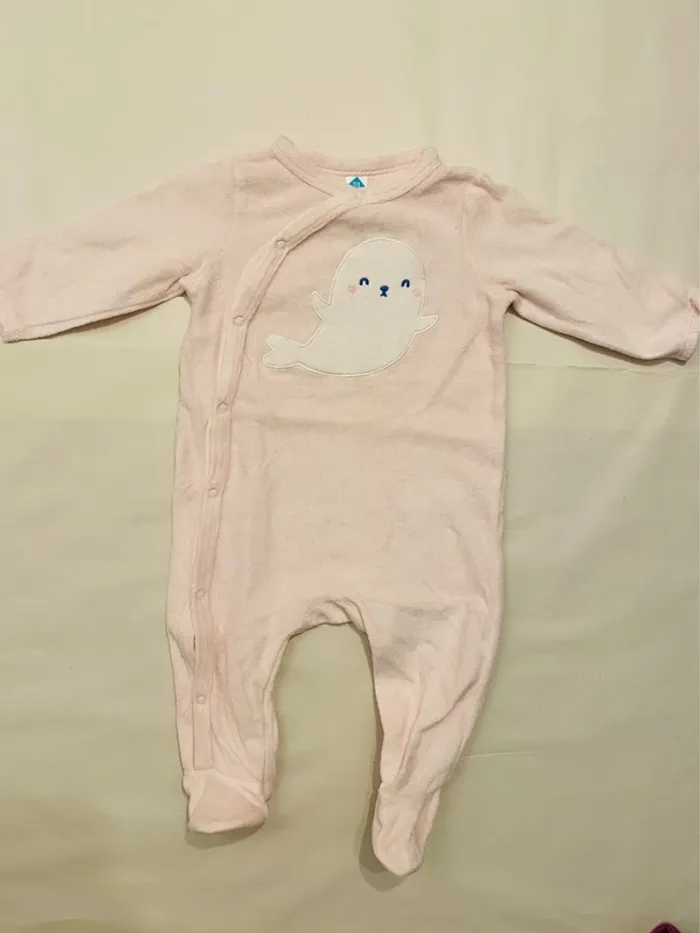 Lot 7 pyjamas fille taille 6 mois - photo numéro 5