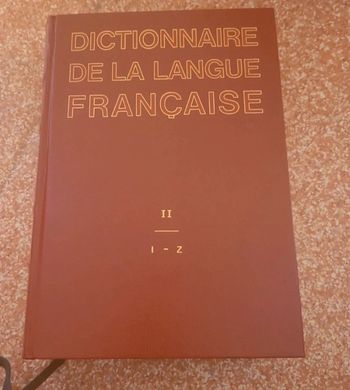 Dictionnaire de la langue française de i à z