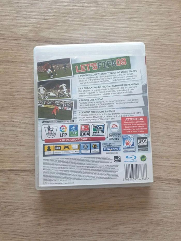 Jeux PlayStation 3  fifa 09 - photo numéro 4