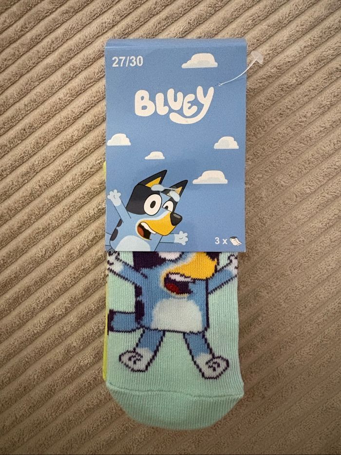 Chaussettes Bluey, neuves.