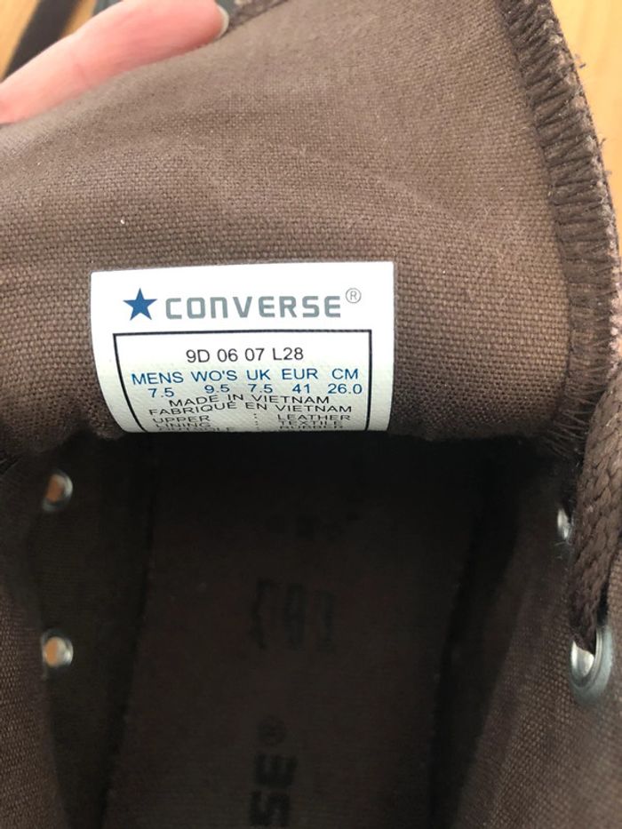 Converse en cuir - photo numéro 6