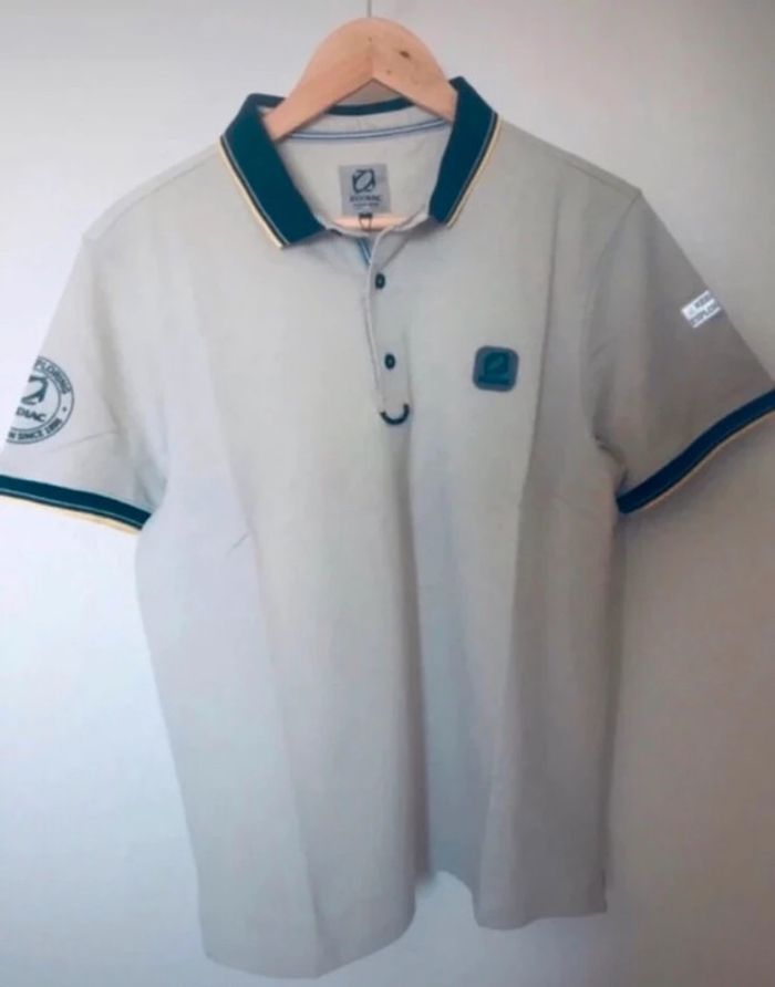 Polo zodiac homme L gris NEUF avec étiquette - photo numéro 4